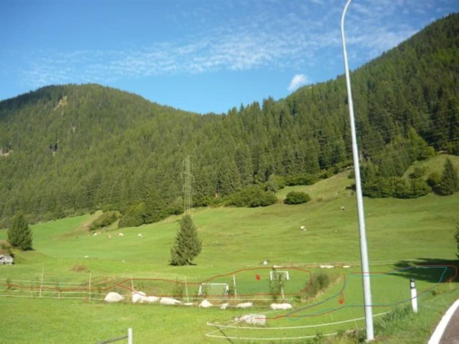 Chalet Rustico Bertolini Per Gruppi! Villa Vermiglio Luaran gambar
